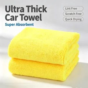 Microfiber Car Cleaning Cloth with Super Absorbent Quick Dry Weave for Car Drying
