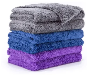 Microfiber Car Cleaning Towel Water Absorbing Lint Free Extra Soft Reusable Durable Coral Fleece Lining Car Towel