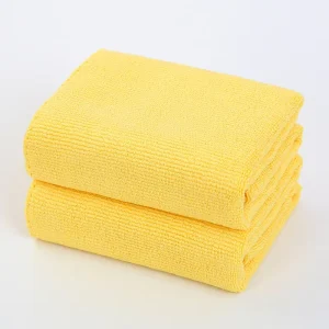 Microfiber Car Detailing Towel 40*40cm Edgeless Pearl Weave Cleaning Cloth Lint Free Microfiber Cloth 350 Gsm