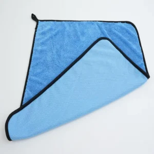 Microfiber Car Drying Towel 70*90cm 800Gsm Custom Logo Strong Absorbent Twisted Loop Microfiber Car Drying Towel