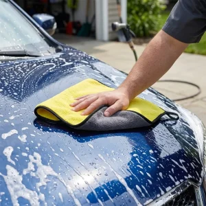 Microfiber Car Towel Luxury Soft Polishing Cloth for Car Owner Automotive Service