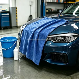 Microfiber Car Towel Super Absorbent Customizable Large Size Car Detailing Polishing Cloth