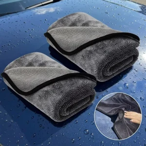 Microfiber Car Towel Twisted Loop Thickened Car Wash Towel Quick Dry Super Absorbent Twisted Loop Car Care Cleaning Drying Towel