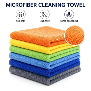 Microfiber Car Towels 30x30cm Flexible Size Custom Microfiber Car Towels for Car Beauty Shop Car Cleaning Cloth