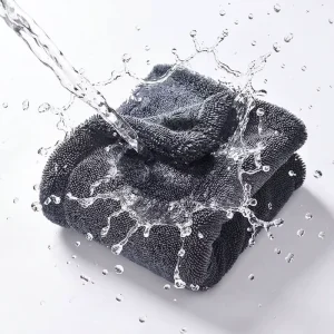 Microfiber Car Wash Towel Double Layer Twisted Loop Ultra Absorbent 1200GSM Heavy Duty SUV Body Drying B2B Supplier