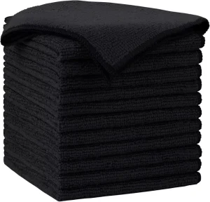 Microfiber Cleaning Cloth Lint-Free & Streak-Free 300gsm -350gsm Reusable Microfiber Towel for Cars Shop Garage Home and Kitchen