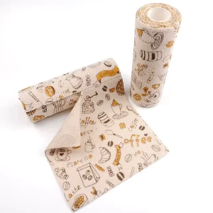 Microfiber Cleaning Cloth Roll Tear Away Towels 20 Pack 25x25cm Ultra Absorbent Washable Reusable Dish Rag