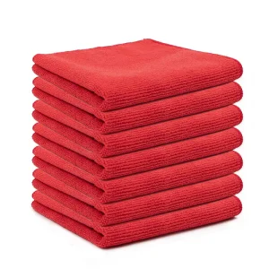 Microfiber Cleaning Cloth Warp Knitted Sustainable Polyester Highly Absorbent Reusable Eco Friendly Auto B2B Factory