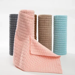 Microfiber Cleaning Towels Custom Kitchen Dish Cleaning Cloth Roll Bulk Reusable Microfiber Towel for Kitchen Cloths