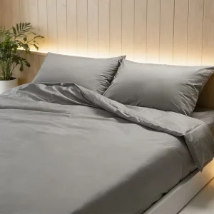 Microfiber Comforter Set Lightweight All Season Custom Quilted Duvet Cover Bedding Set