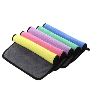 Microfiber Coral Fleece Professional Car Beauty Towel Super Absorbent Quick Dry Soft Double Layer Thickened Car Towel