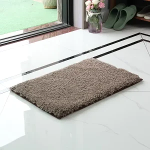 Microfiber Door Mats Absorbent Quick Drying Bathroom Foot Rug High Plush Thickened Bathroom Non slip Bath Tub Mat