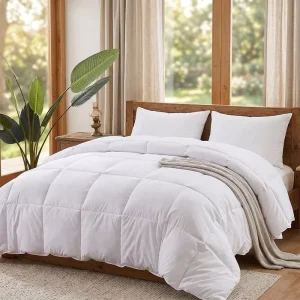 Microfiber Duvet Insert Oversized King Comforter 120×98 400GSM Fluffy Hypoallergenic Hotel Collection Thick Warm