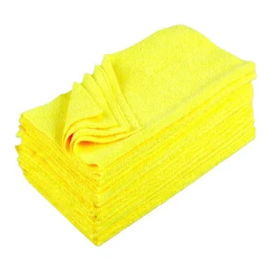 Microfiber Edgeless Reusable Detail Rags Quick Drying Lint Free Wipe for Kitchen Bathroom Car Wash Grab Rag Shop Towel