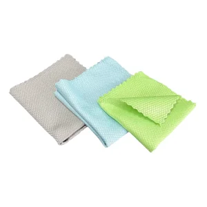 Microfiber Fish Scale Glass Cleaning Cloth Streak Free No Lint for Cleaning Screen Dust Wiping Kitchen Washing