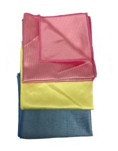Microfiber Glass Towels Custom Logo Car Cleaning Cloths Warp Knit Weft Knit