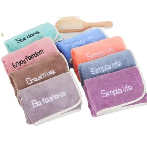 Microfiber Hair Dry Towel for Home and Salon