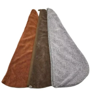 Microfiber Hair Dryer Cap Super Absorbent Solid Color Coral Fleece Hair Drying Towel Wrap Quick Dry Hair Towel