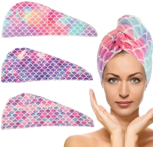 Microfiber Hair Drying Towel Super Absorbent Rapid Drying Hair Towel Wrap Fashion Style Hair Towel