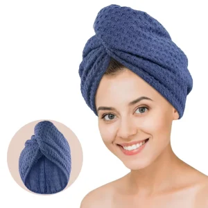 Microfiber Hair Towel Wrap for Women Quick Dry Turban Wrap Hair Drying Towel