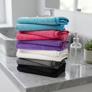 Microfiber Hand Cloth Multi Purpose Kitchen Square Thick Absorbent Kitchen Dish Cloth Hand Towel