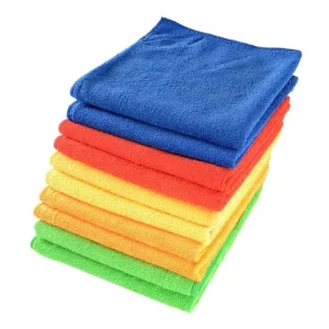 Microfiber High Density Custom Logo Microfibre Towel 300gsm Strong Absorbent Car Wash Cleaning Drying Cloth for Washing Car