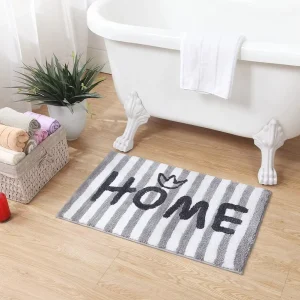 Microfiber Home Printed Bath Mats Soft Non Slip Bathroom Rug for Tub Shower and Bathroom Use