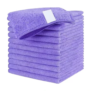 Microfiber Kitchen Towel Set Fast Drying and Durable for Dishes Warp Knitted Towel