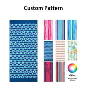 Microfiber Large Printed Round Beach Towels