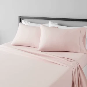 Microfiber Pink Summer Premium Bedding Set Luxury Comforters Sets King Size 4 Piece Quilt Bedding Set