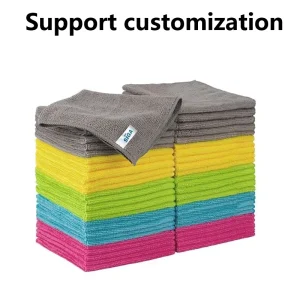 Microfiber Polyester 300gsm Kitchen Towel Set for Adults Men Women Soft Highly Absorbent Reusable Multi Purpose Towels for