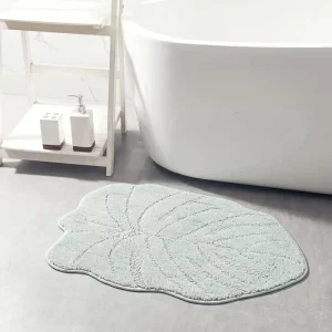 Microfiber Polyester Eco Friendly Non Slip Absorbent Thick Cut Pile Modern Luxury Bath Mats for Home & Hotel Use