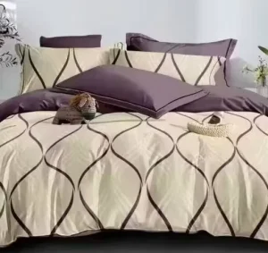 Microfiber Polyester Tufted Striped Duvet Cover Set OEKO-TEX Certified for Hotel and Home Use