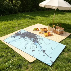 Microfiber Printed Beach Towel Customized Super Quick Dry Absorbent Beach Towel Basketball Club Towel
