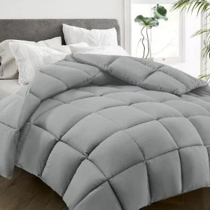Microfiber Queen Size Comforter Sets Reversible Printed Polyester Filled for Home Hotel