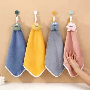Microfiber Quick-Dry Antimicrobial Glass Cleaning Cloth Bulk Woven Household Kitchen Towels Absorbent for Children