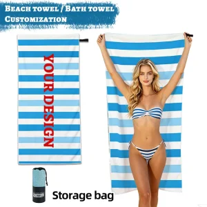 Microfiber Quick Dry Large Sand Free Soft Absorbent Oversized Beach Towel for Travel Swimming Pool