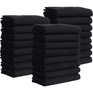 Microfiber Salon Towels Solid Color Luxury Style Custom Logo Gym Spa Beauty Hair Care Bulk Supplies