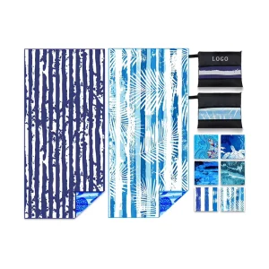 Microfiber Sand Free Beach Towel Thin Quick Dry Super Absorbent Oversized Large Lightweight Towels for Travel Sports