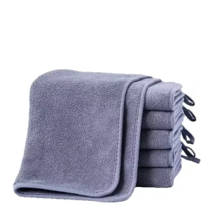 Microfiber Square Car Towels Thickened Water Absorbent Lint Free Dry Household Cleaning for Table Floor Wiping in Kitchen