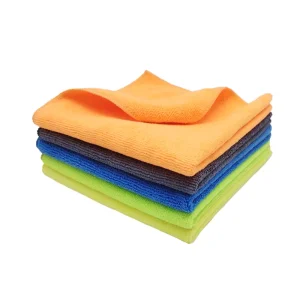 Microfiber Square Kitchen and Car Cleaning Towels 40*40cm Dry Quick Absorbent Woven Cloths Kitchen and Car Wipes