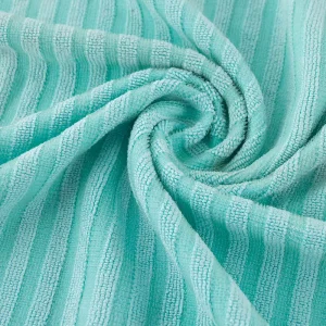 Microfiber Strip Terry Fabric for Household Cleaning Kitchen Towel Cleaning and Hard Surface Polish