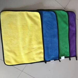 Microfiber Super Absorbent Excellent Touch Sensation Car Towel With Customization Colors Embroidery Logo Wash Towel