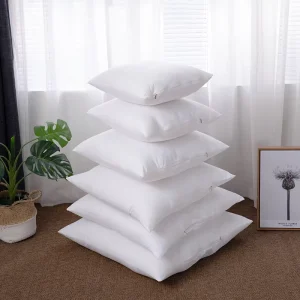 Microfiber Throw Pillows Inserts Cotton Pillow Inner 18 X 18 Bed and Couch Indoor Decorative Pillows