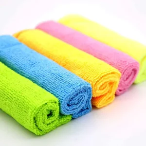 Microfiber Towel Car Drying Warp Weft Knitting Quick Dry Super Absorbent Soft Sports Gym Print Double Cleaning Glass
