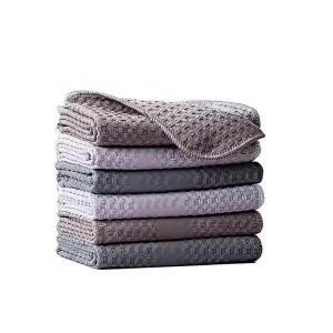 Microfiber Towel Multi Functional Cleaning Cloth Kitchen Dishcloths Easy to Clean Absorbent Waffle Cloth Kitchen Table Towels
