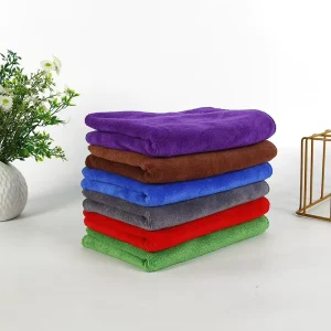 Microfiber Towels Absorbent Cleaning & Car Wiping Towels Hotel Barber Shop & Kitchen Use Small Square China