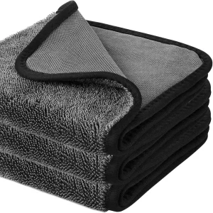 Microfiber Twist Loop Car Drying Towel Super Absorbent Car Wash Towel