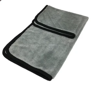 Microfiber Twist Loop Drying Towel Super Durable 60X90CM 1000GSM Super Absorbent Car Wash Cleaning Towel for Auto Drying Clean