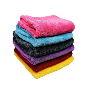 Microfiber Twist Loop Towels Double Side 60x90cm 1200gsm Super Absorbent Drying Auto Detailing Car Drying Towel for Car Wash